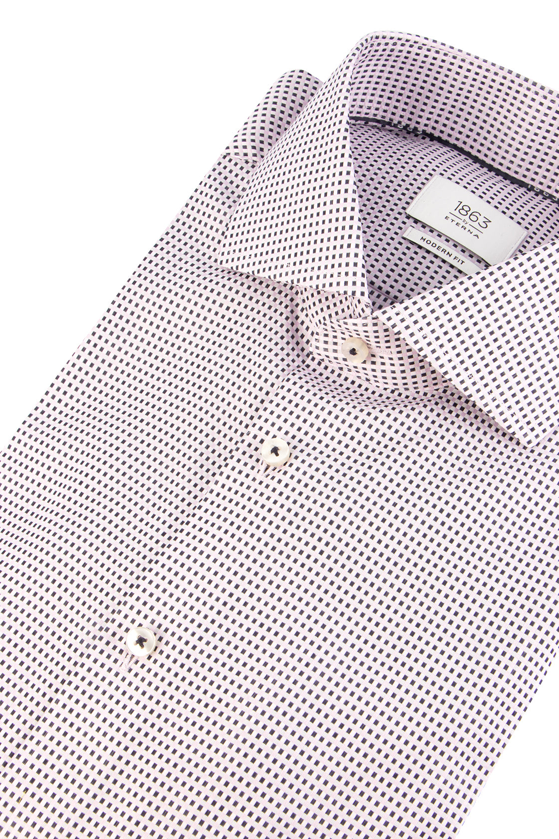 Eterna X68V Modern Fit Business Shirt Pink