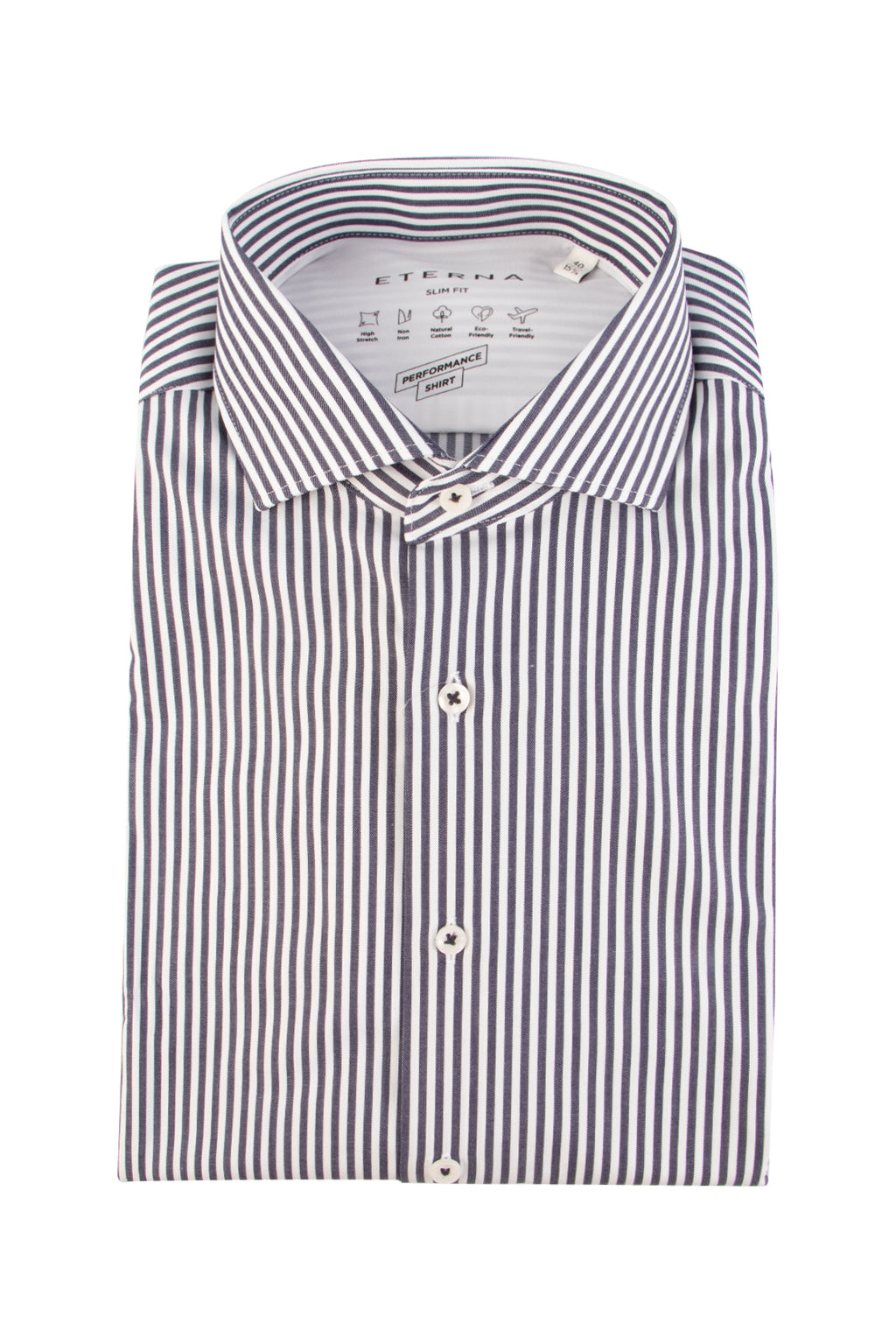 Eterna F182 Slim Fit Business Shirt Navy