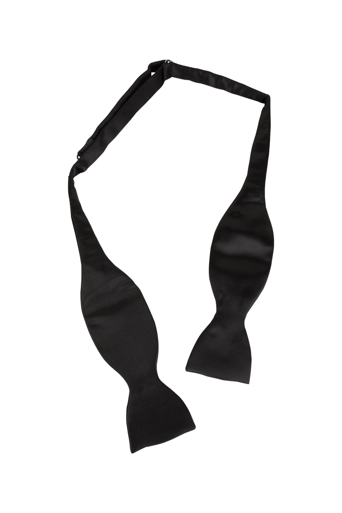 Hardy Amies TYO Euro Silk Bow Tie Black