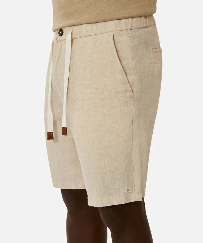 Industrie The Baller Linen Short Wheat