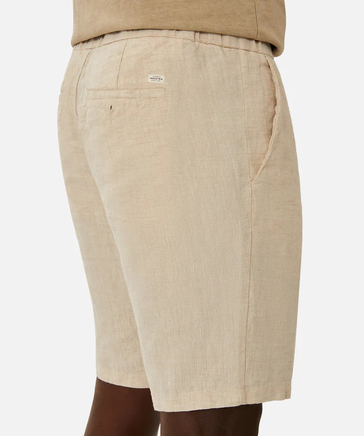 Industrie The Baller Linen Short Wheat