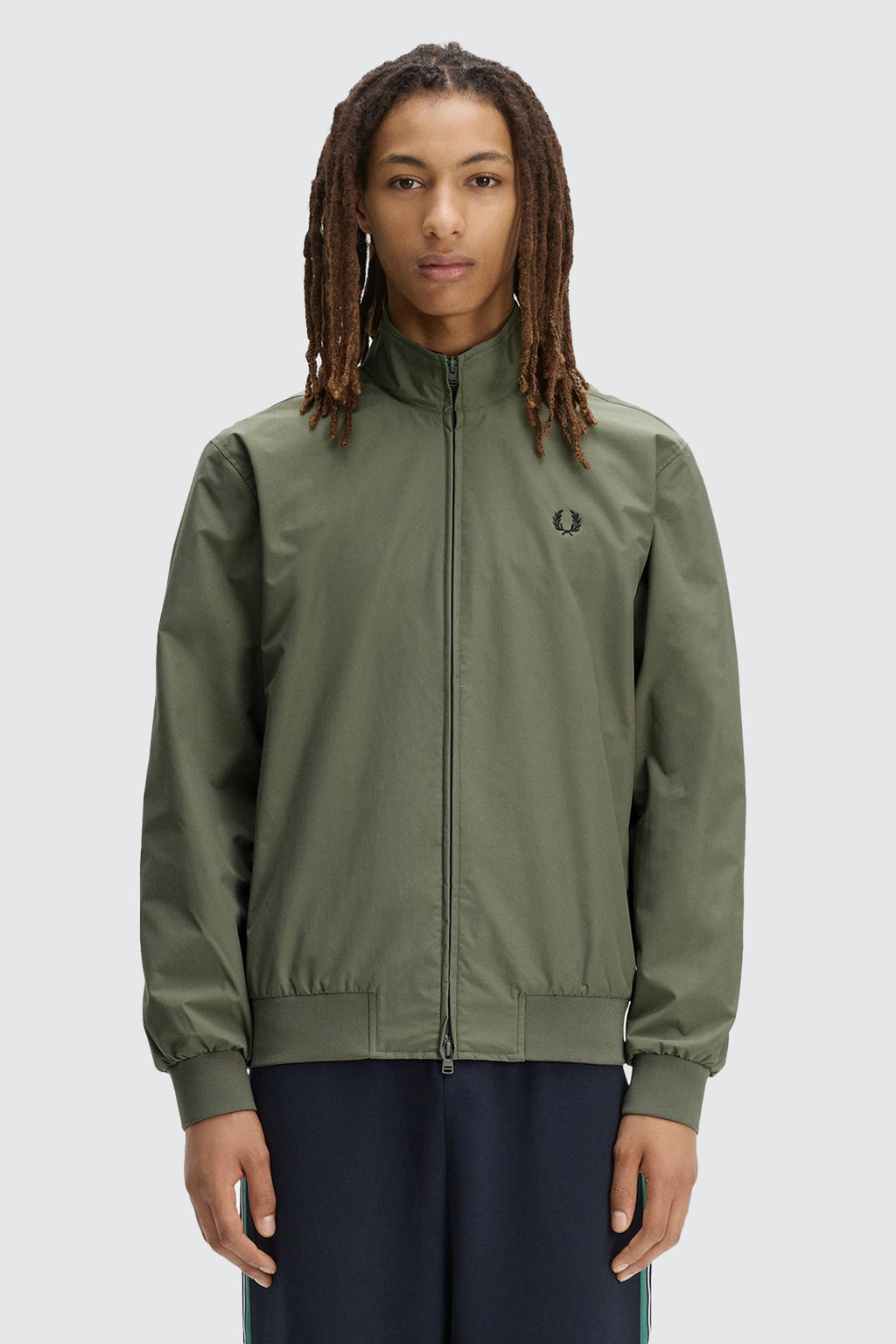 Fred Perry Brenthham Jacket Laurel Wreath Green