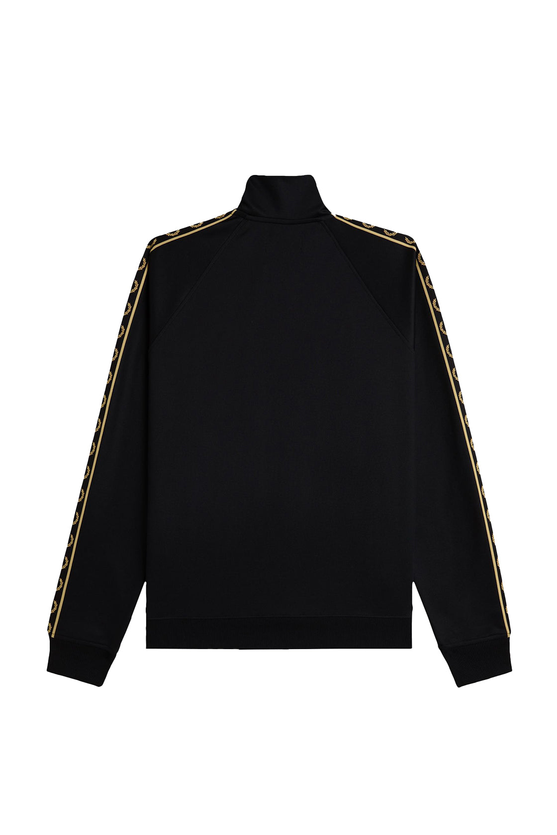 Fred Perry Contrast Tape Track Jacket Black/Champagne