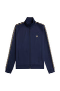 Fred Perry Contrast Tape Track Jacket Tennis Blue/Champagne