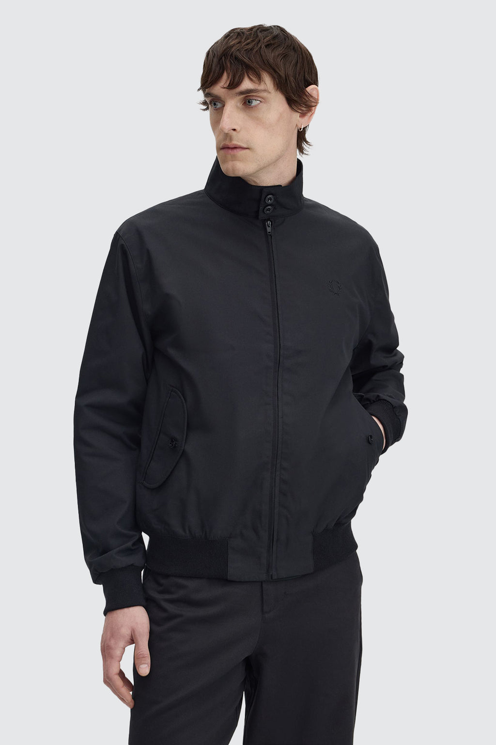 Fred Perry Harrington Jacket Black