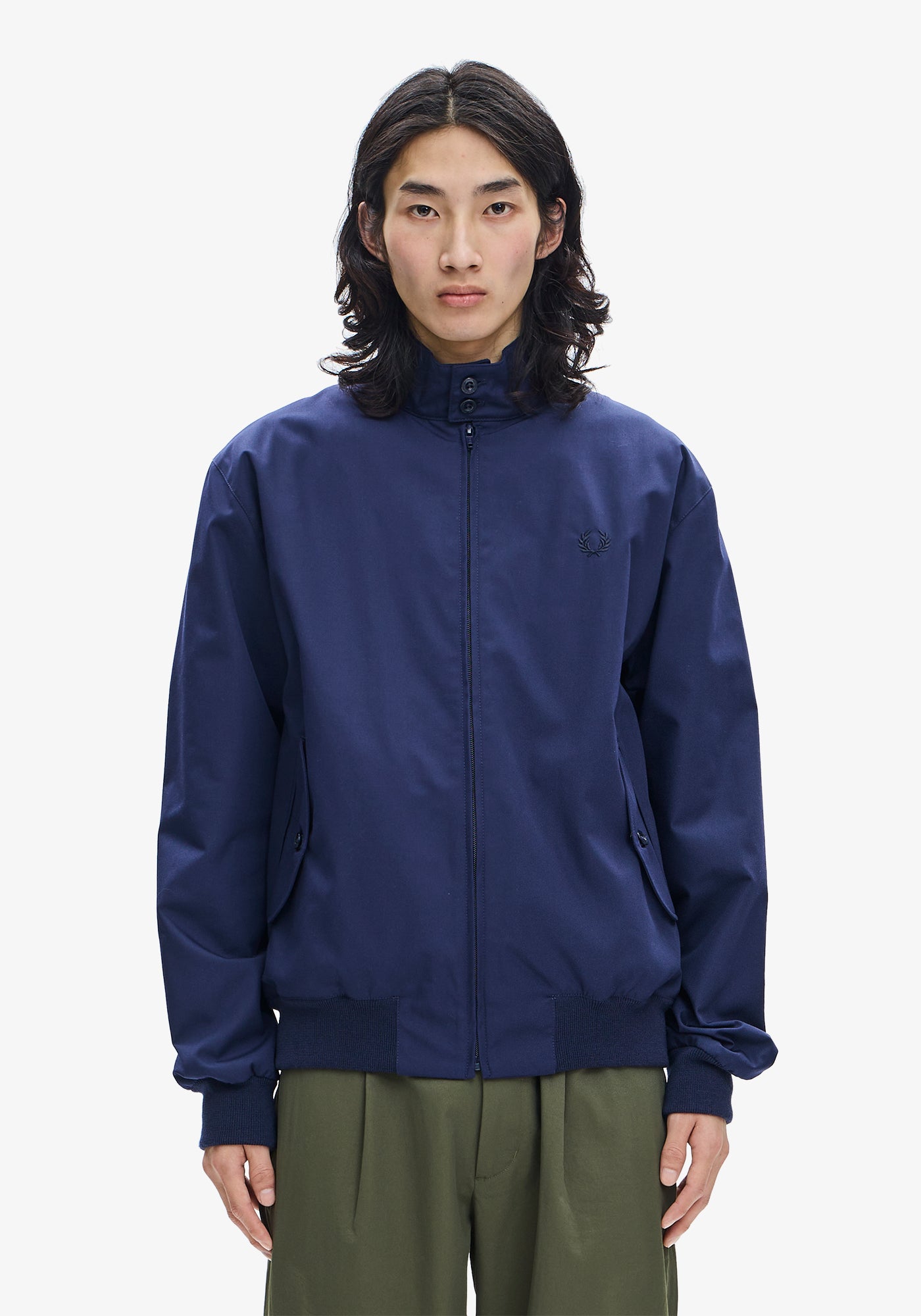 Fred Perry Harrington Jacket Navy routleys