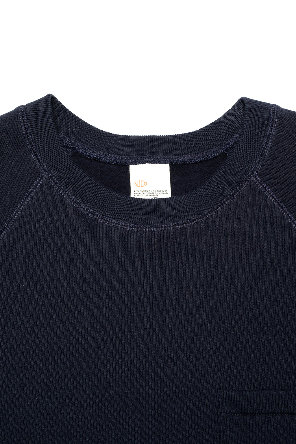 Nudie Jeans Kaj SS Sweatshirt Blueberry