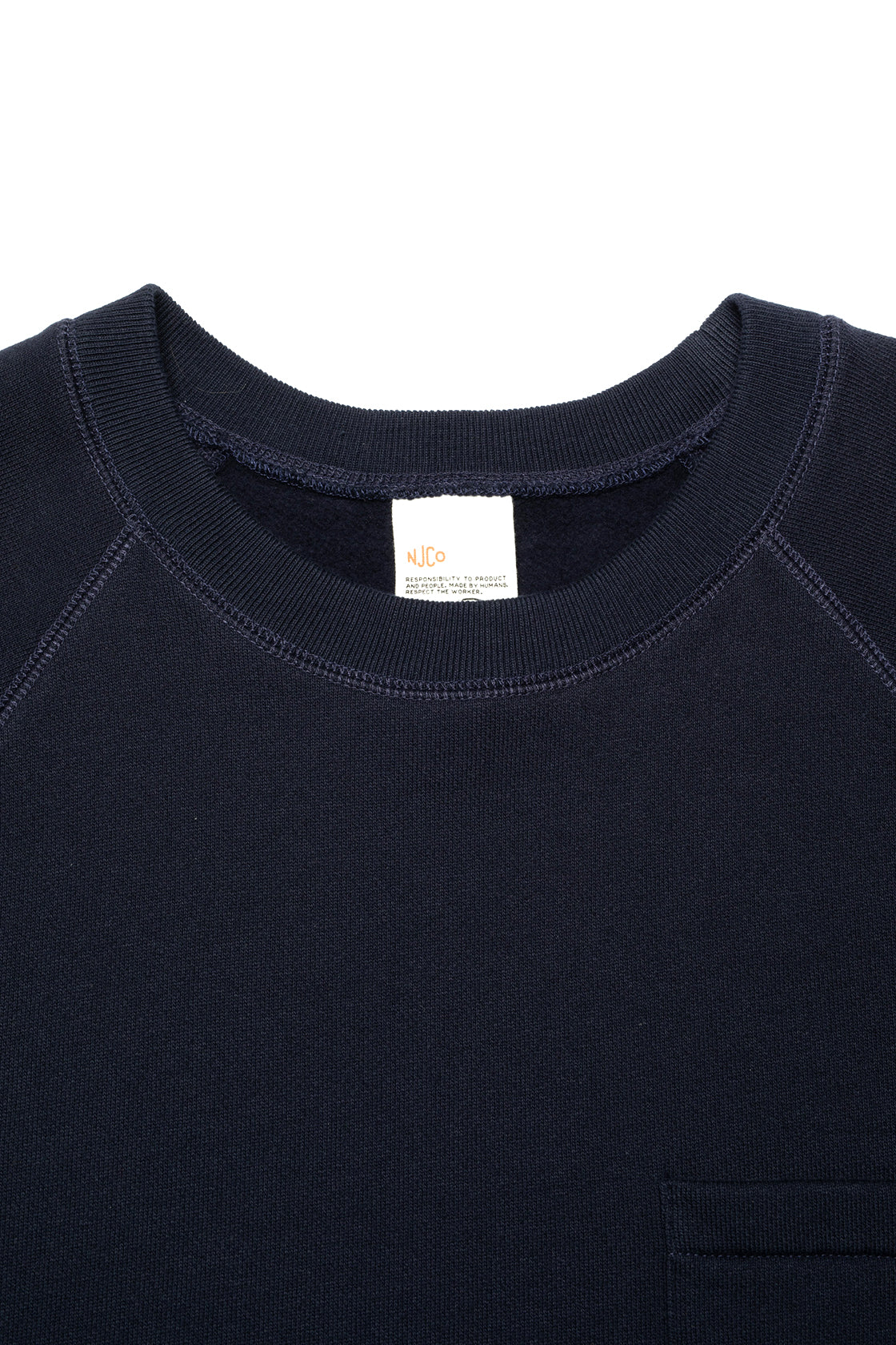Nudie Jeans Kaj SS Sweatshirt Blueberry