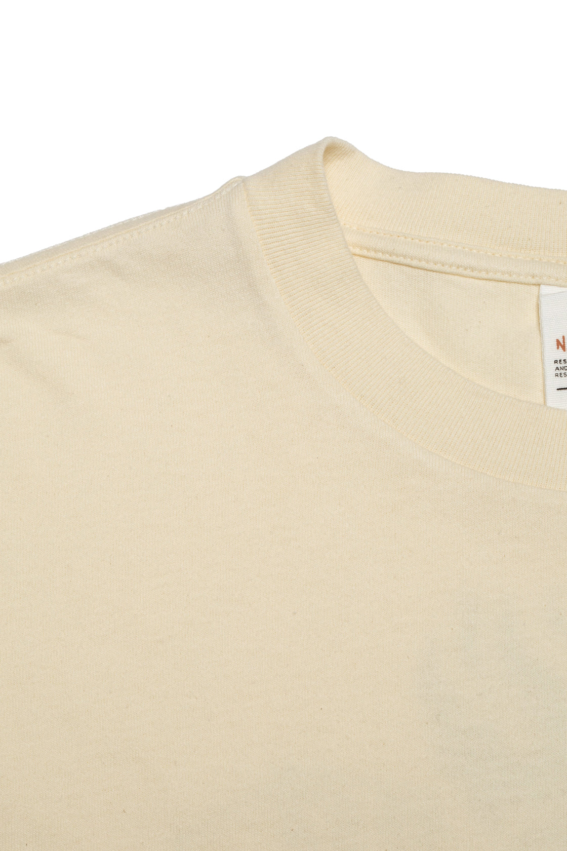 Nudie Jeans Koffe Fails T-Shirt Ecru