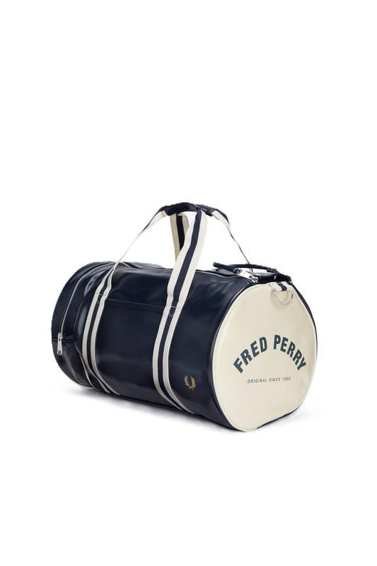 Fred Perry Classic Barrel Bag Navy/Ecru