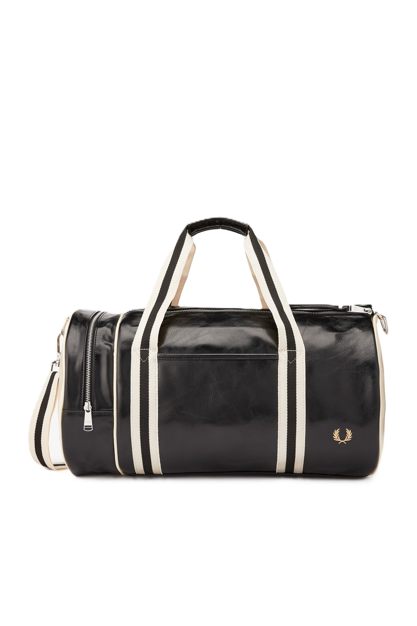 Fred Perry Classic Barrel Bag Black/Ecru