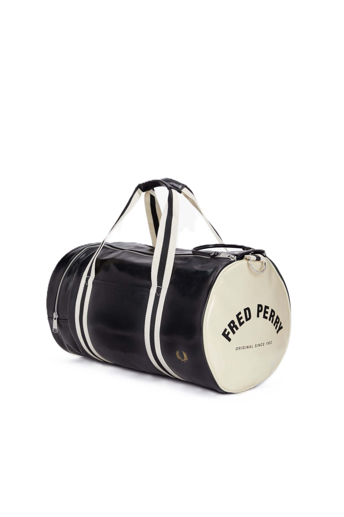 Fred Perry Classic Barrel Bag Black/Ecru