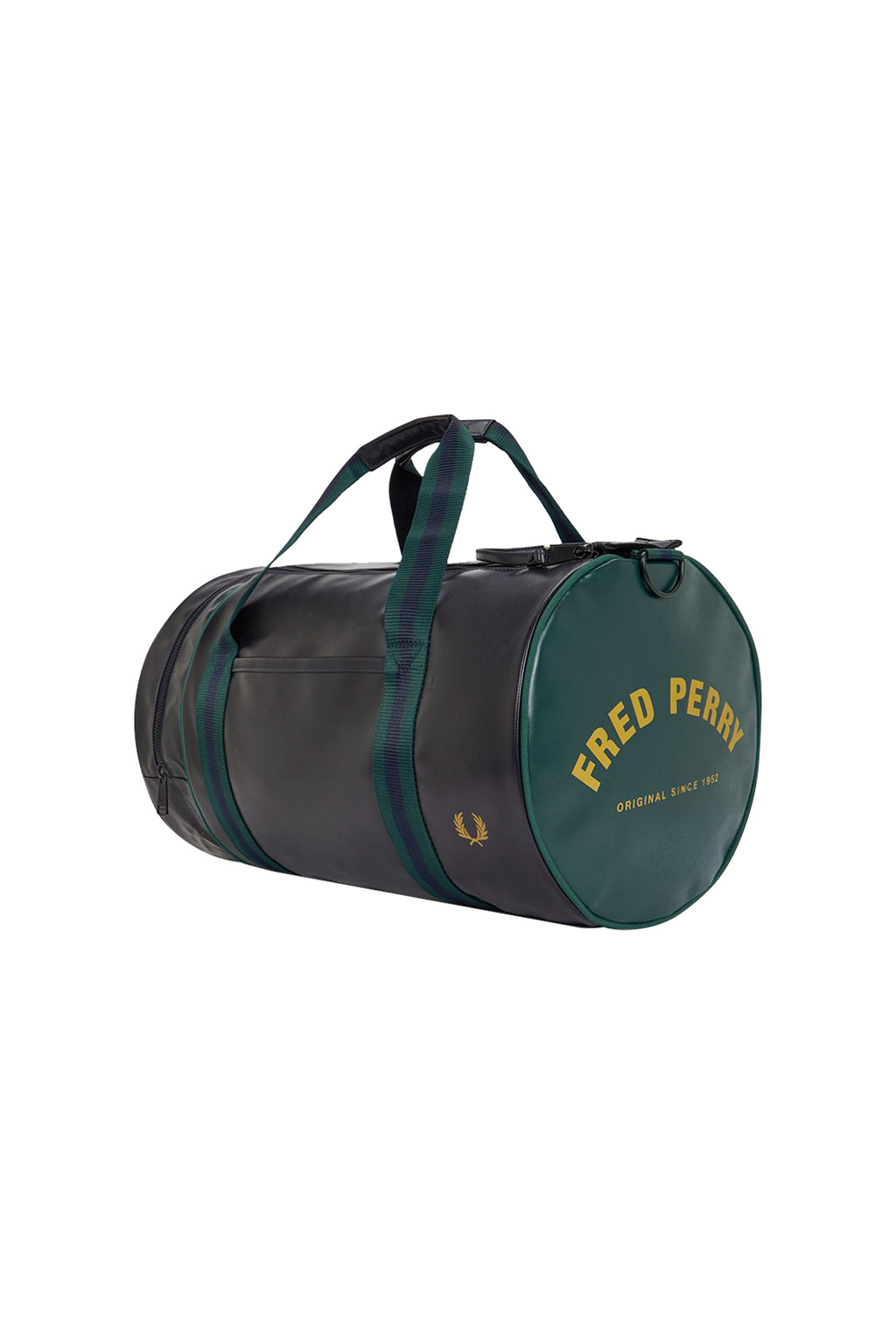 Fred Perry Classic Barrel Bag Navy/Grassroots