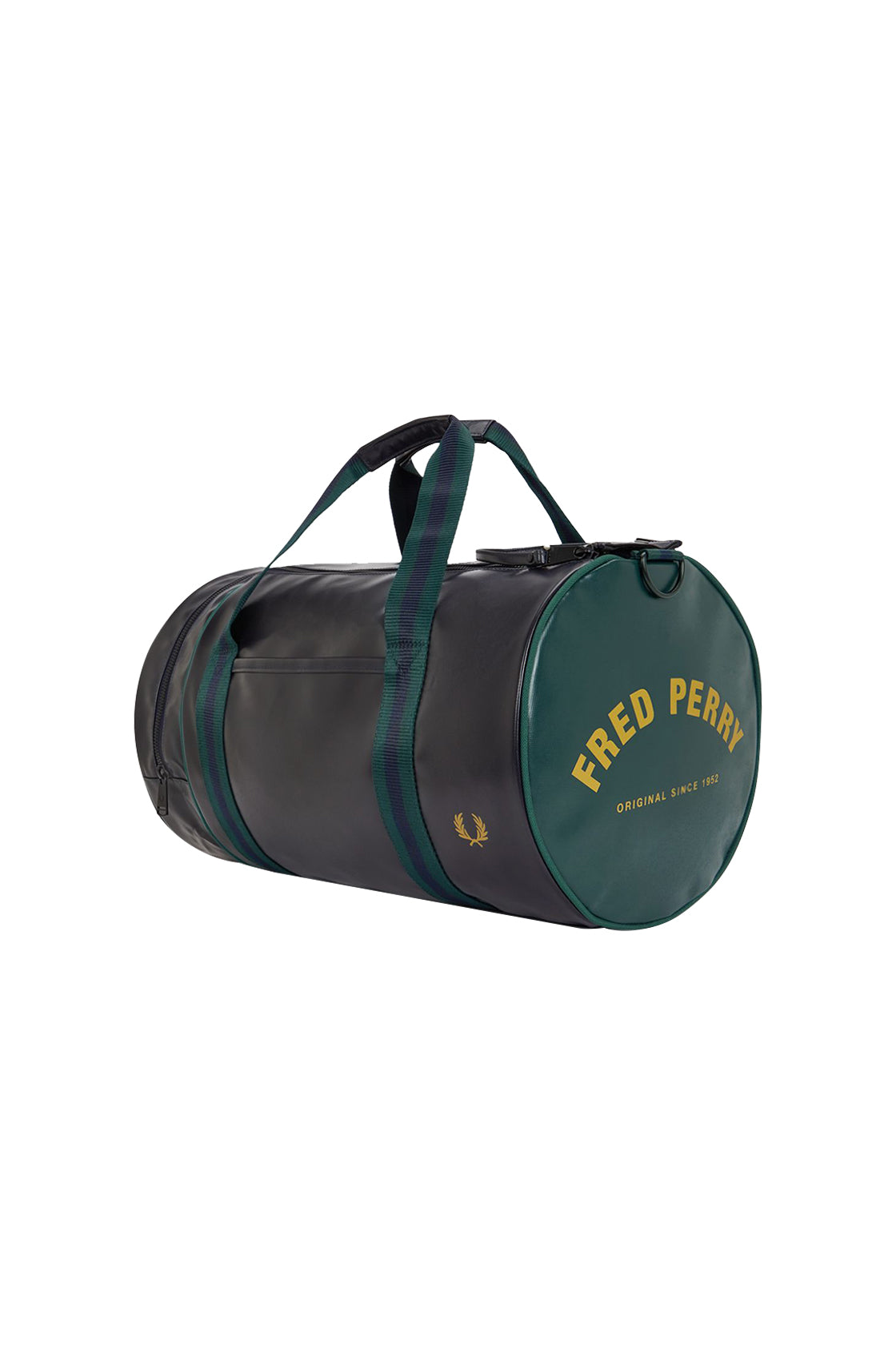 Fred Perry Classic Barrel Bag Navy/Grassroots