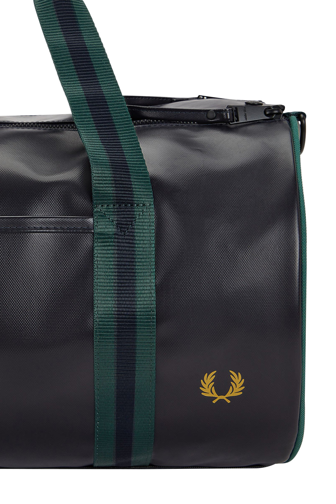 Fred Perry Classic Barrel Bag Navy/Grassroots