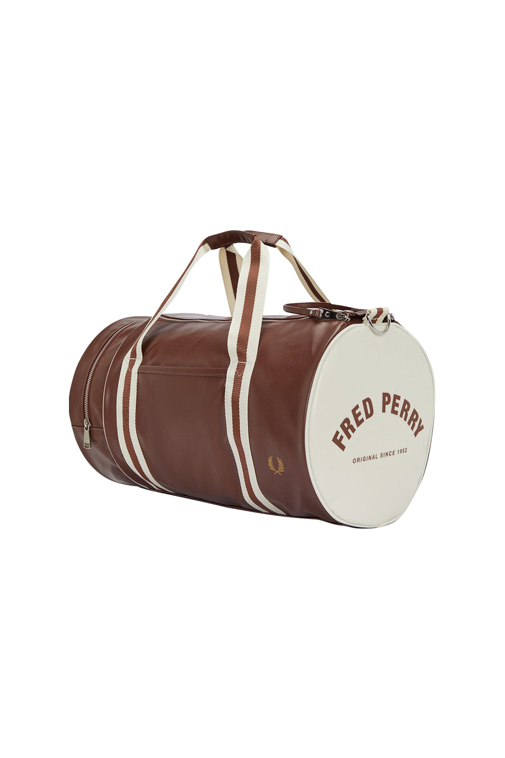 Fred Perry Classic Barrel Bag Tan/Ecru