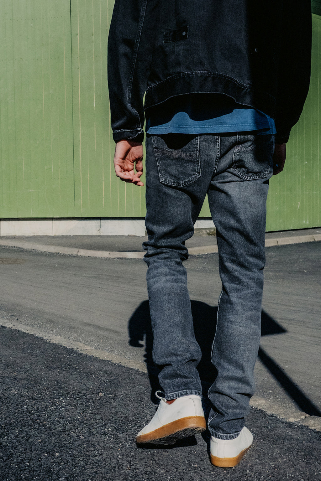 Nudie Jeans Lean Dean Jean L32 Grey Hurricane