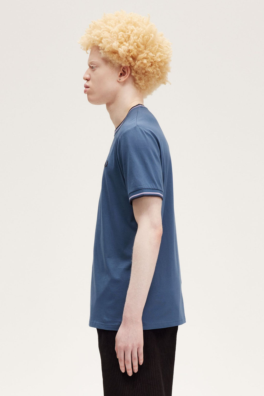 Fred Perry Twin Tipped SS Tee Midnight/Violet