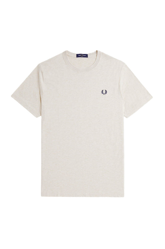 Fred Perry Plain CN T-Shirt Porridge/Grey