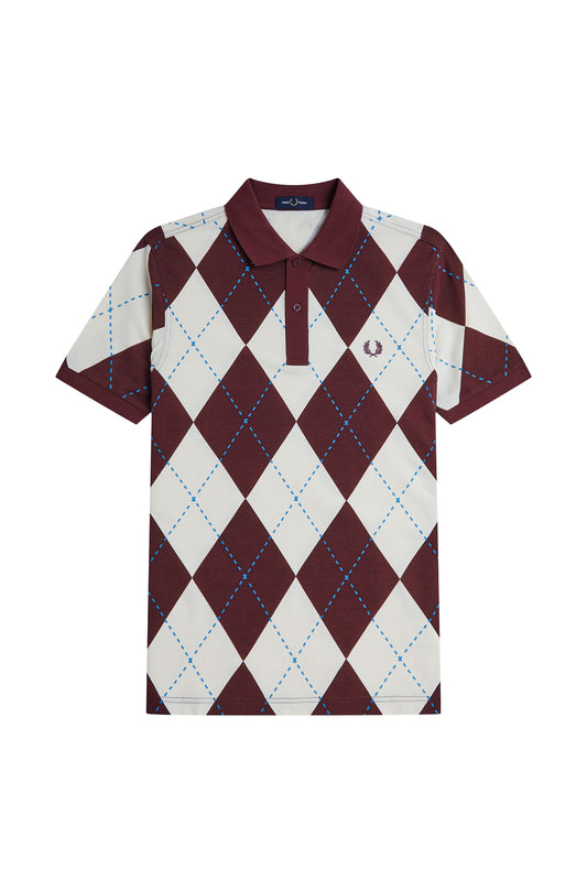 Fred Perry Argyle Polo Ecru