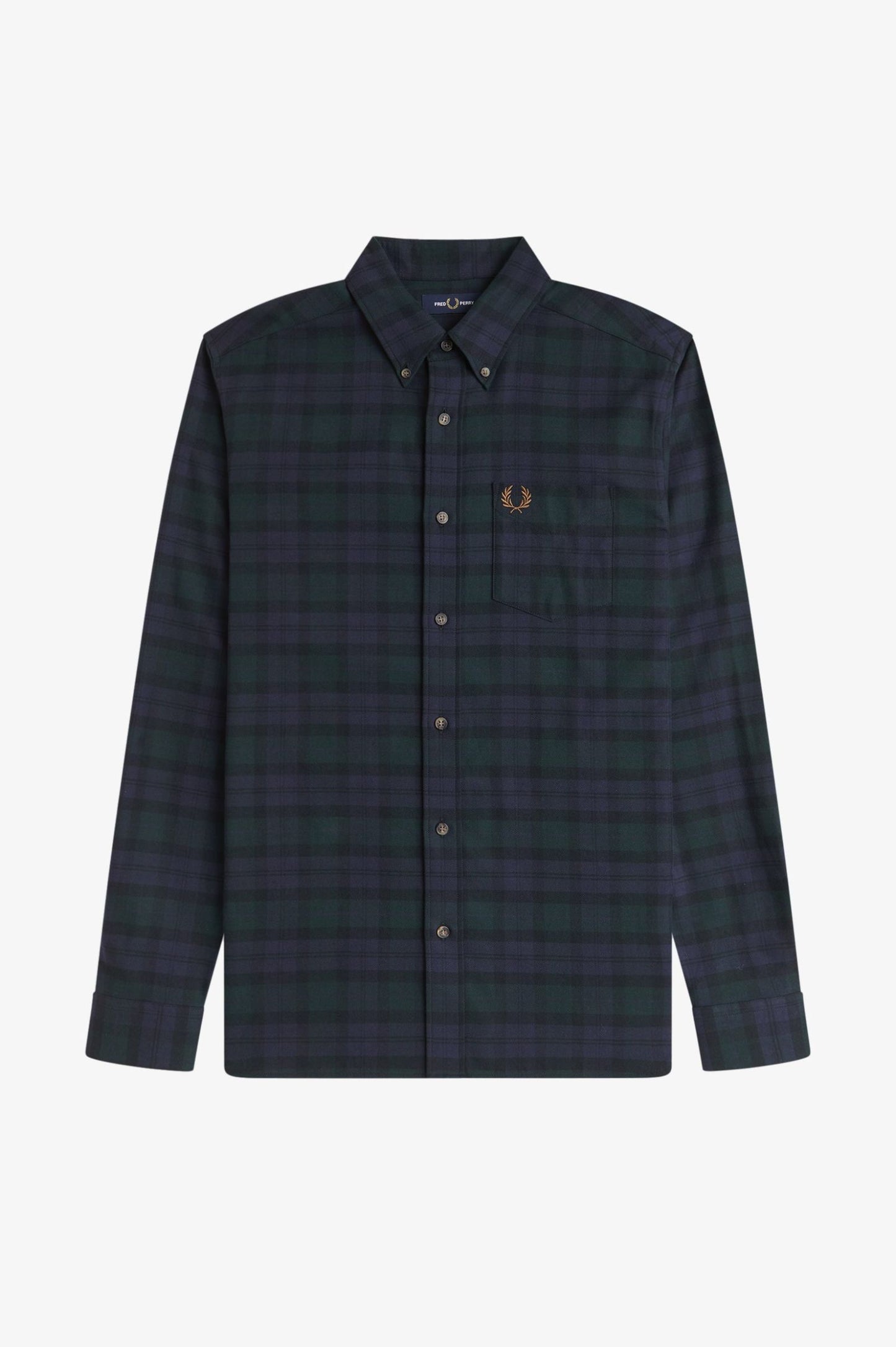 Fred Perry LS Shirt Black Watch