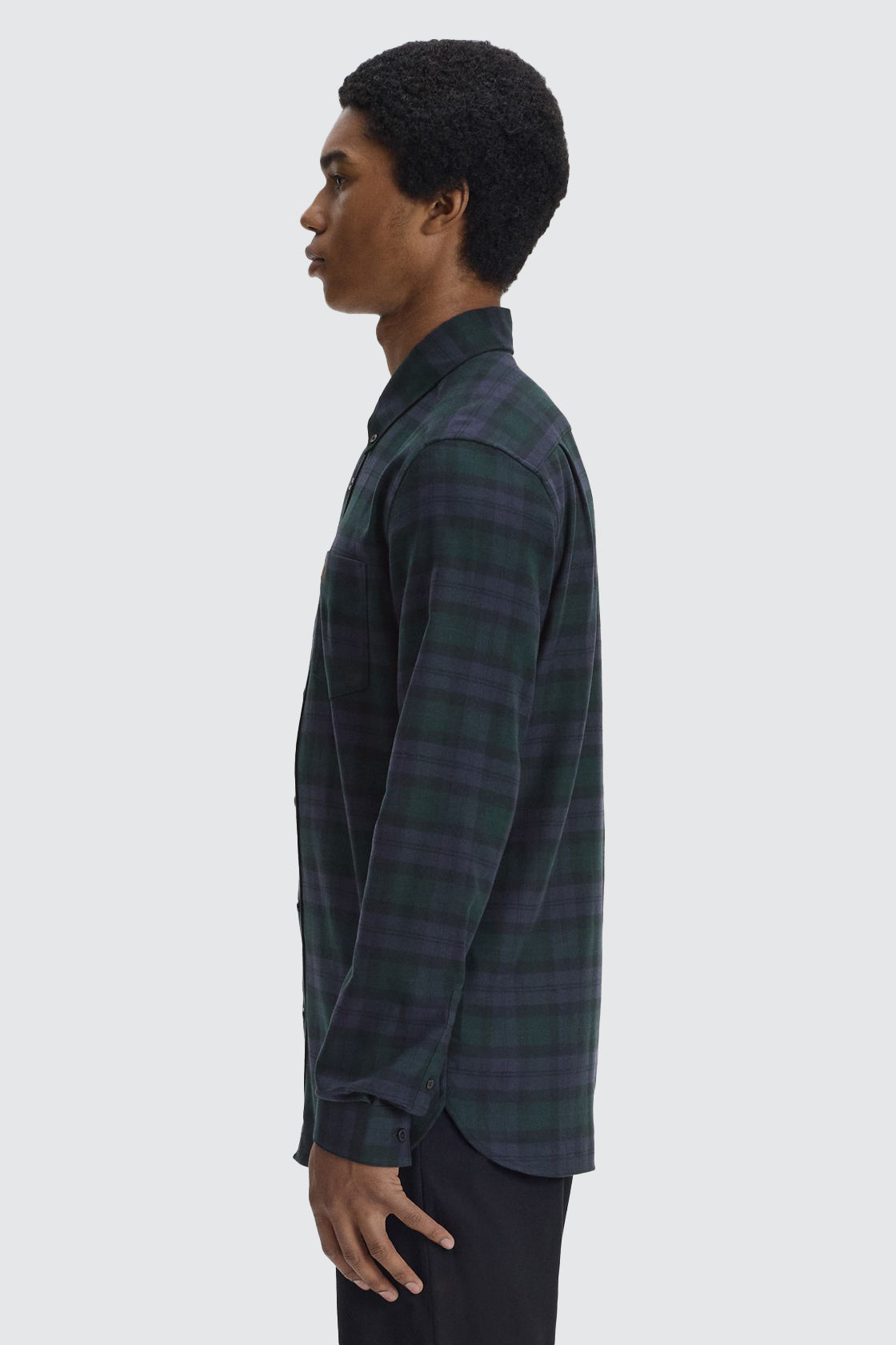 Fred Perry LS Shirt Black Watch