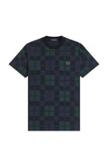 Fred Perry SS Jacquard Tee Black Watch
