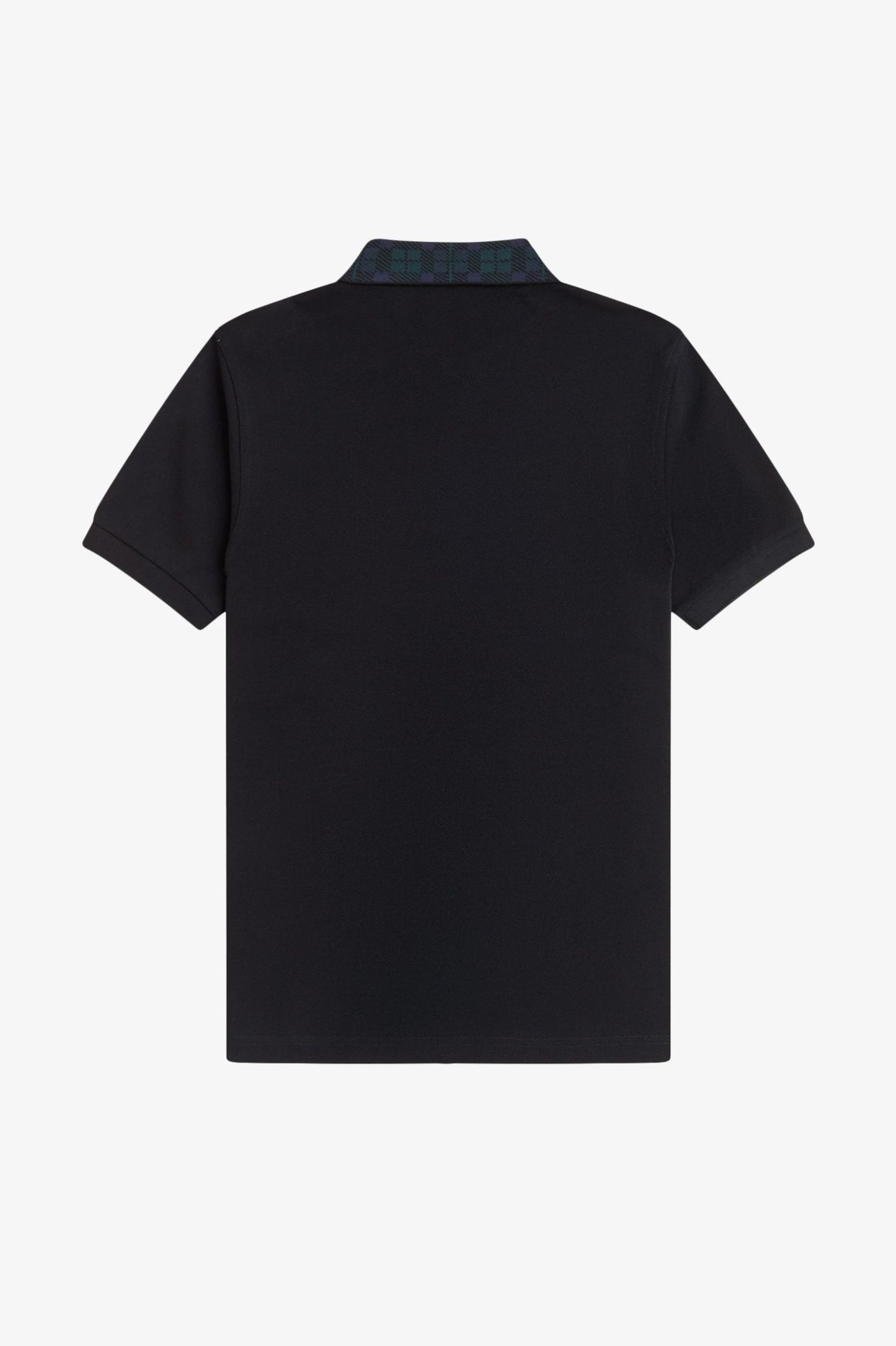 Fred Perry SS Jacquard Polo Black
