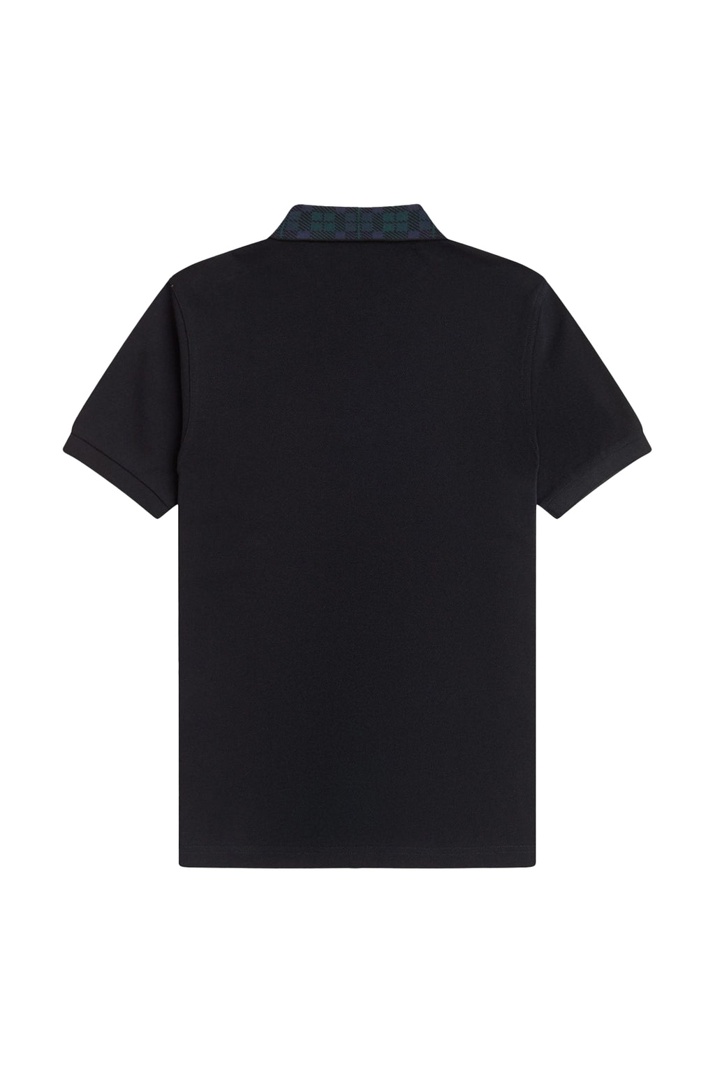 Fred Perry SS Jacquard Polo Black