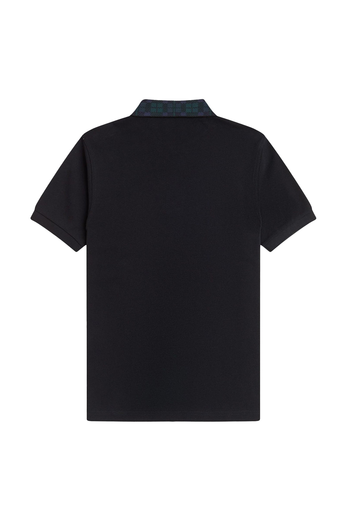 Fred Perry SS Jacquard Polo Black