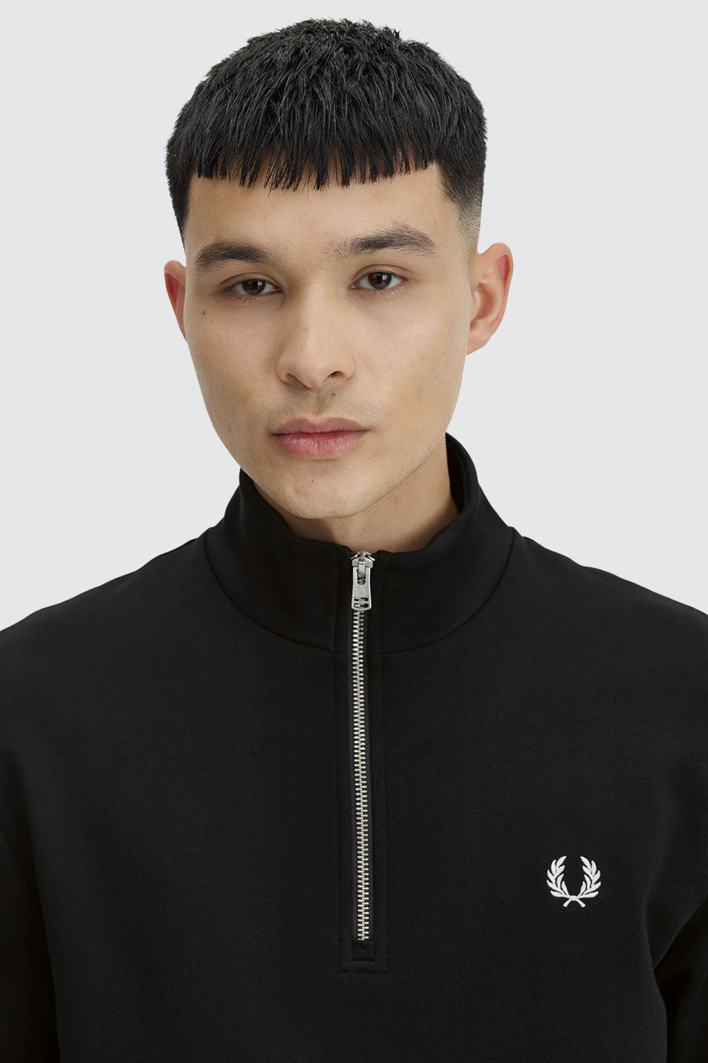 Fred Perry 1/2 Zip Sweat Black