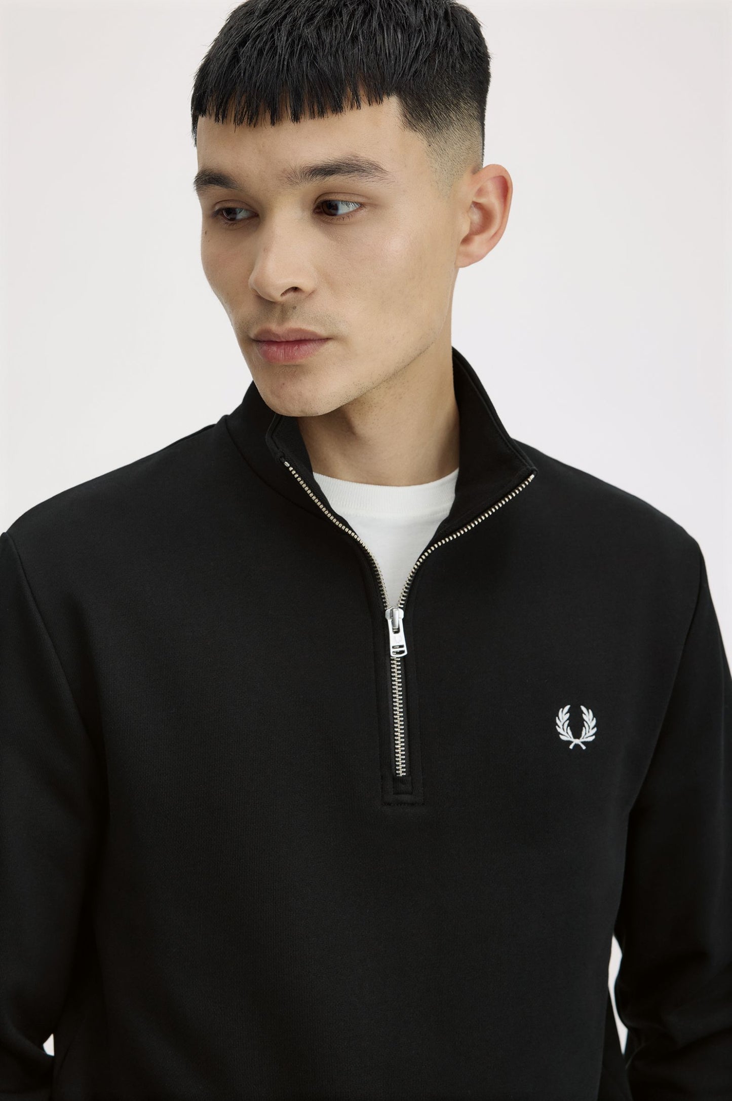 Fred Perry 1/2 Zip Sweat Black