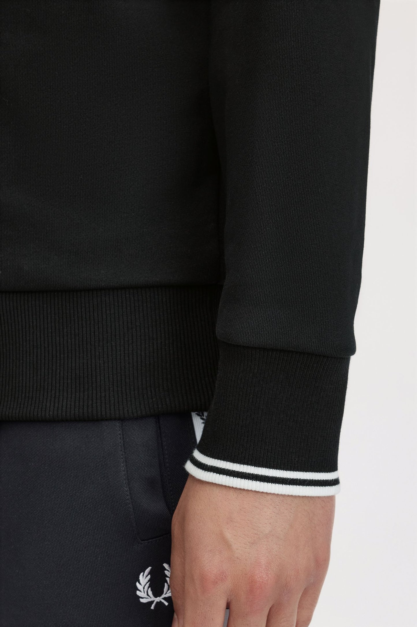 Fred Perry 1/2 Zip Sweat Black