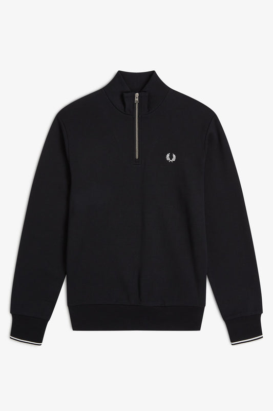 Fred Perry 1/2 Zip Sweat Black