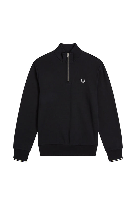 Fred Perry 1/2 Zip Sweat Black