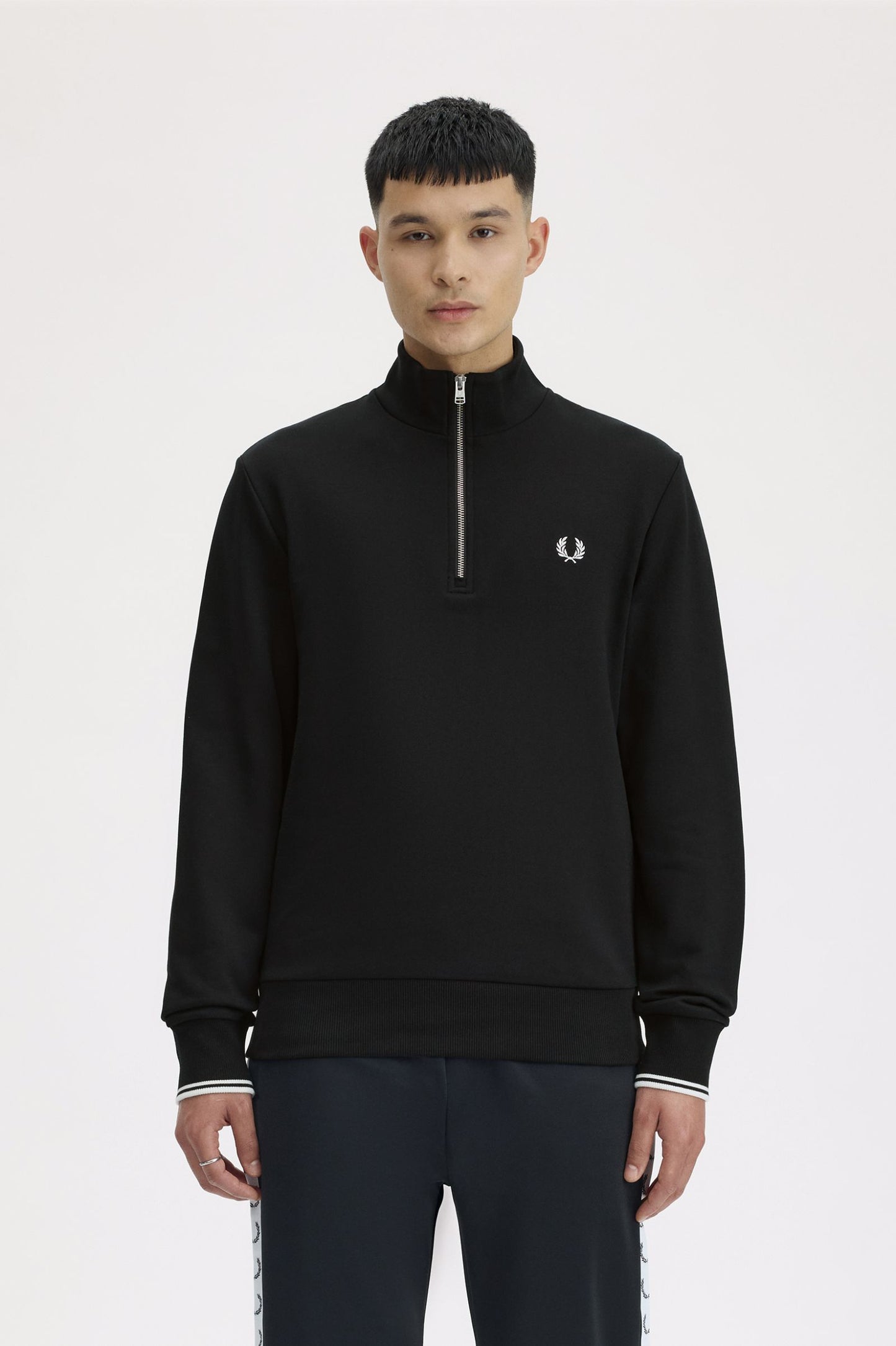Fred Perry 1/2 Zip Sweat Black