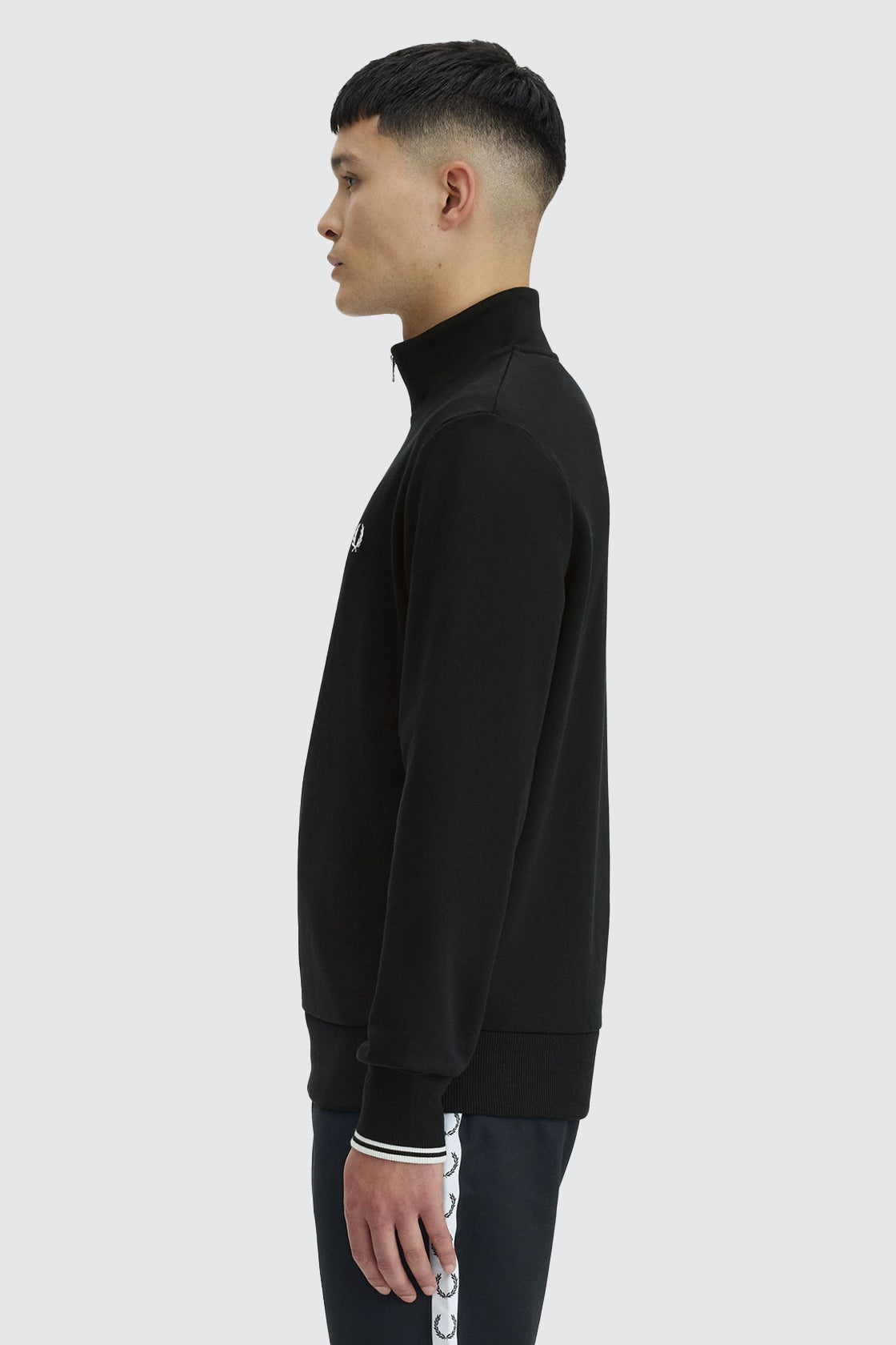 Fred Perry 1/2 Zip Sweat Black