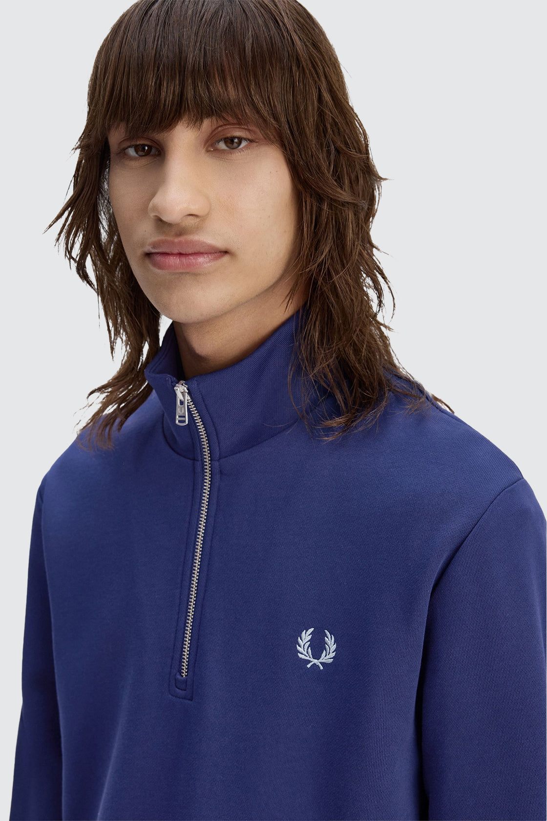 Fred Perry 1/2 Zip Sweat French Navy