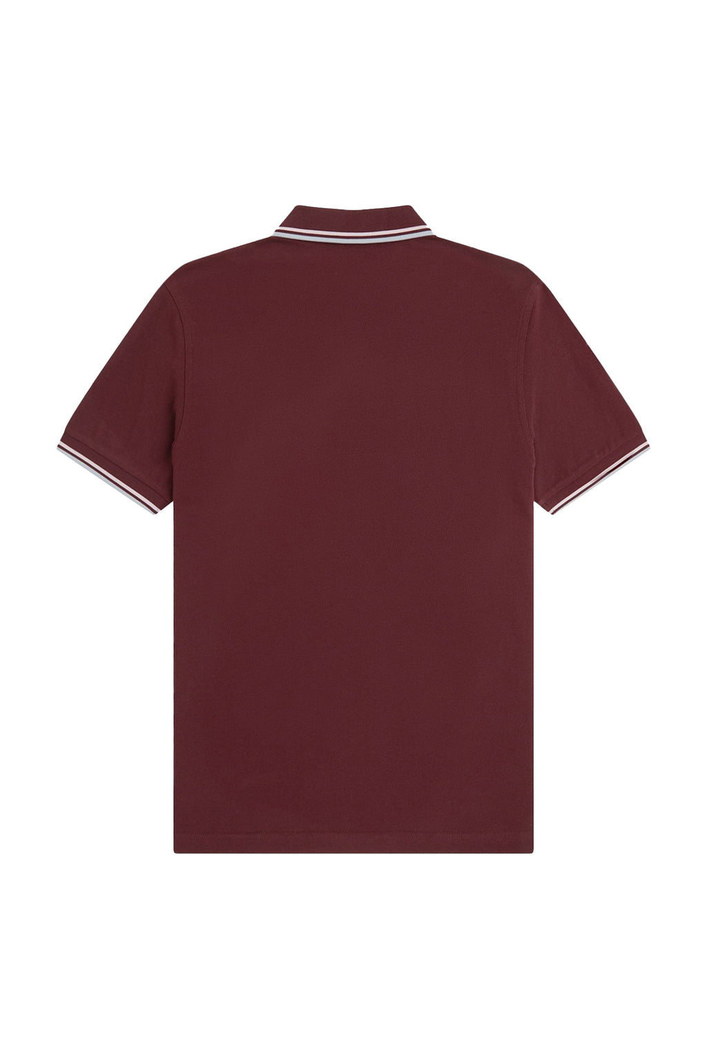 Fred Perry Twin Tipped Polo Oxblood/Iced Pink/Dusky Blue