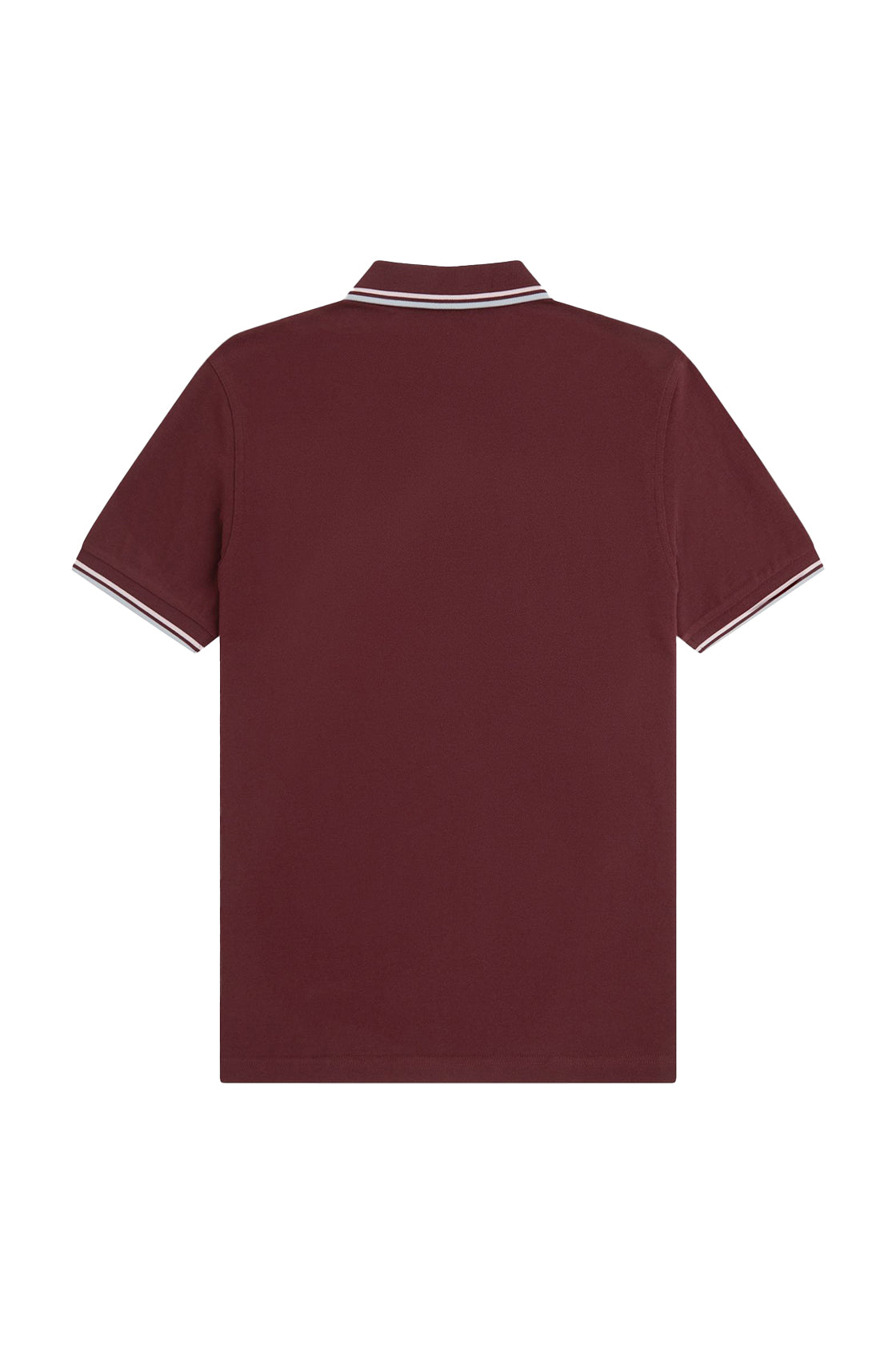 Fred Perry Twin Tipped Polo Oxblood/Iced Pink/Dusky Blue