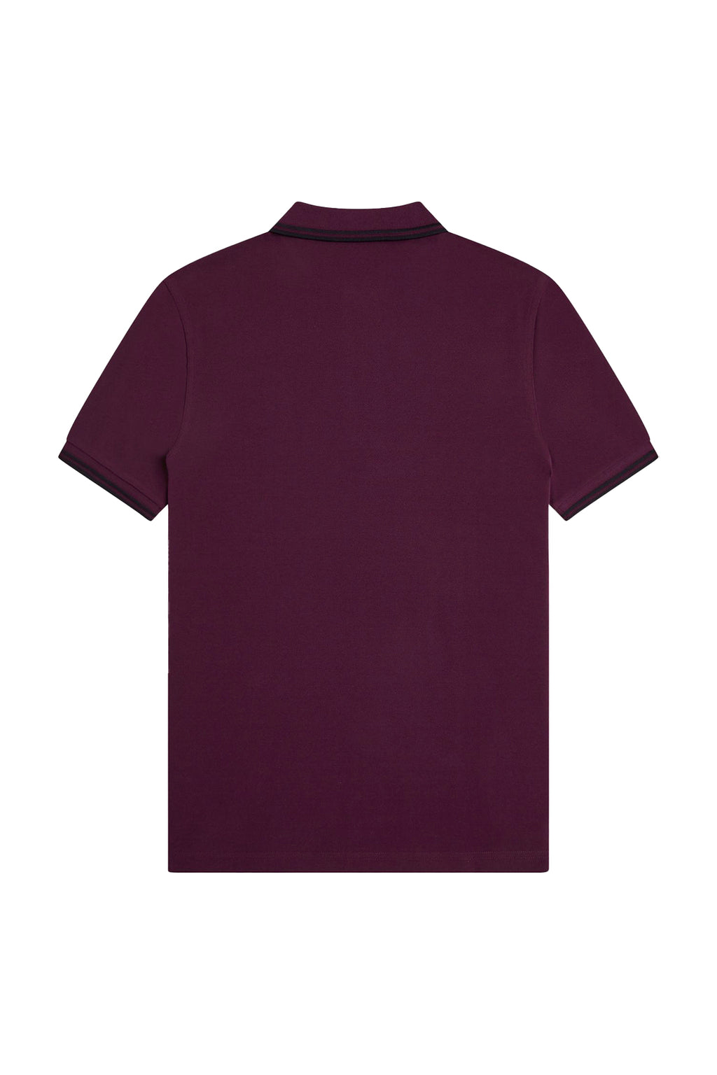 Fred Perry Twin Tipped Polo Plum/Black/Black