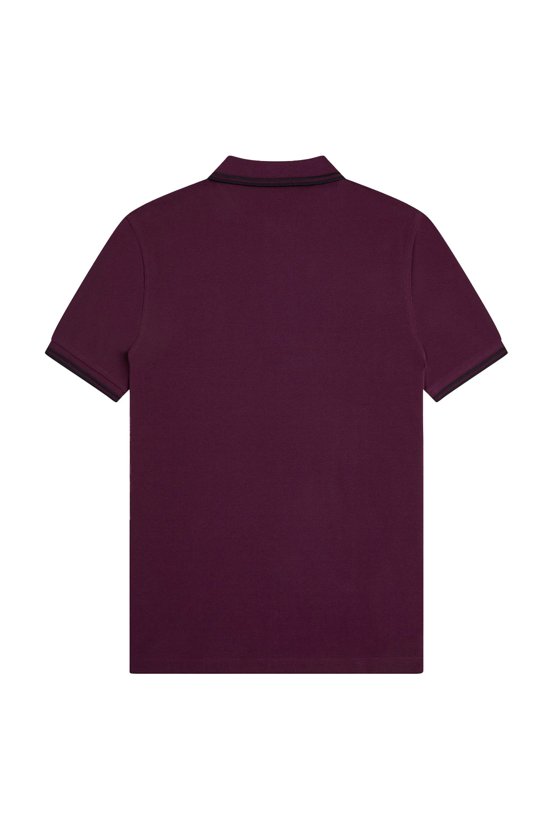 Fred Perry Twin Tipped Polo Plum/Black/Black
