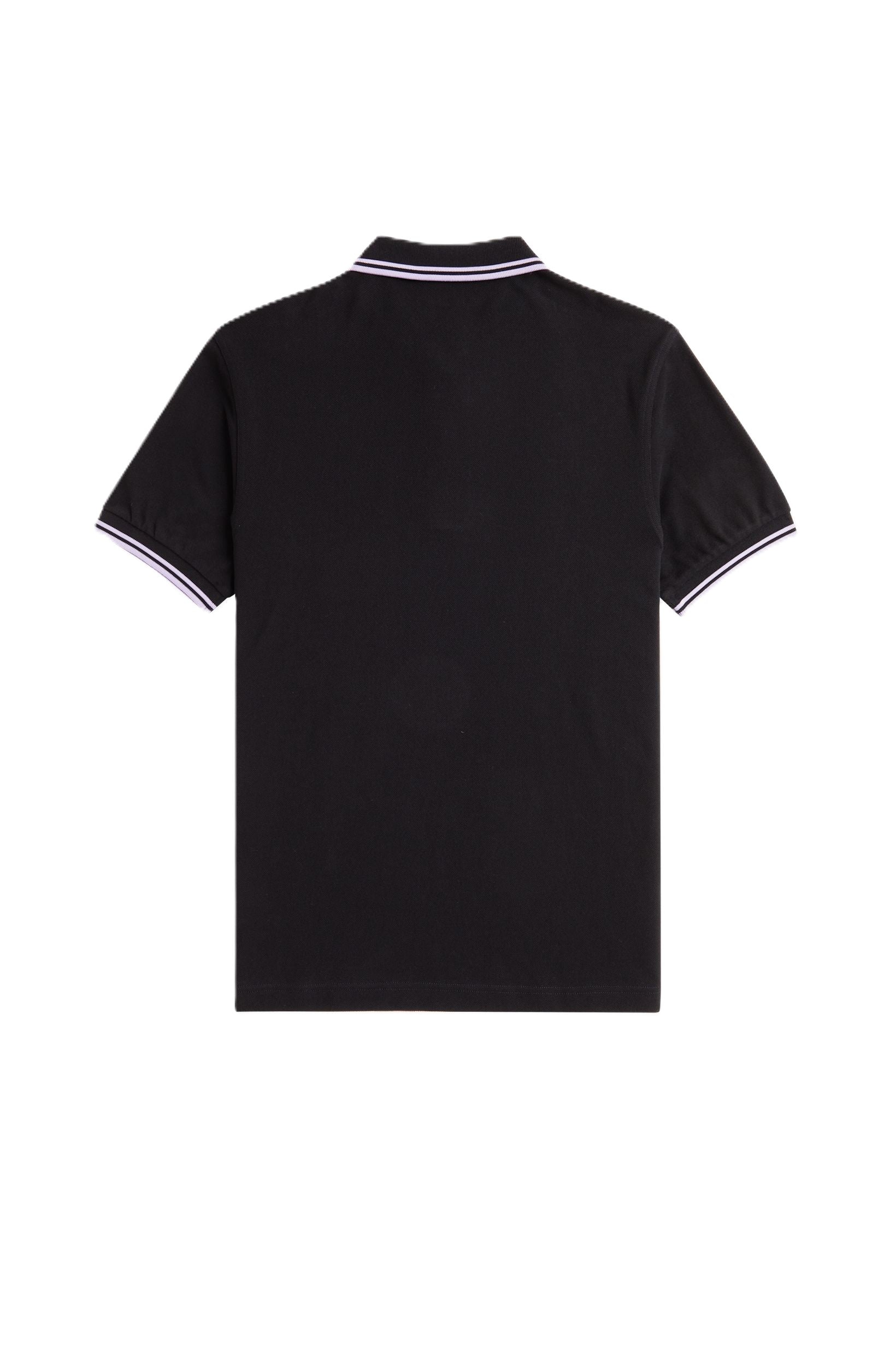Fred Perry Twin Tipped Polo Shirt Black/Violet