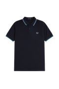 Fred Perry Twin Tipped SS Polo Navy/Blue/Violet