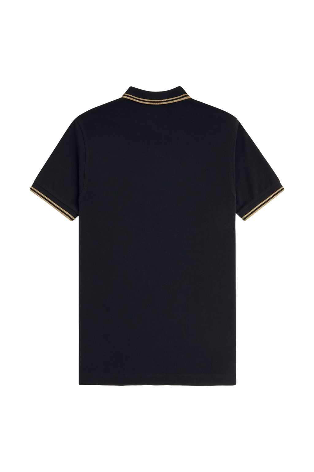 Fred Perry Twin Tipped SS Polo Black/Gold