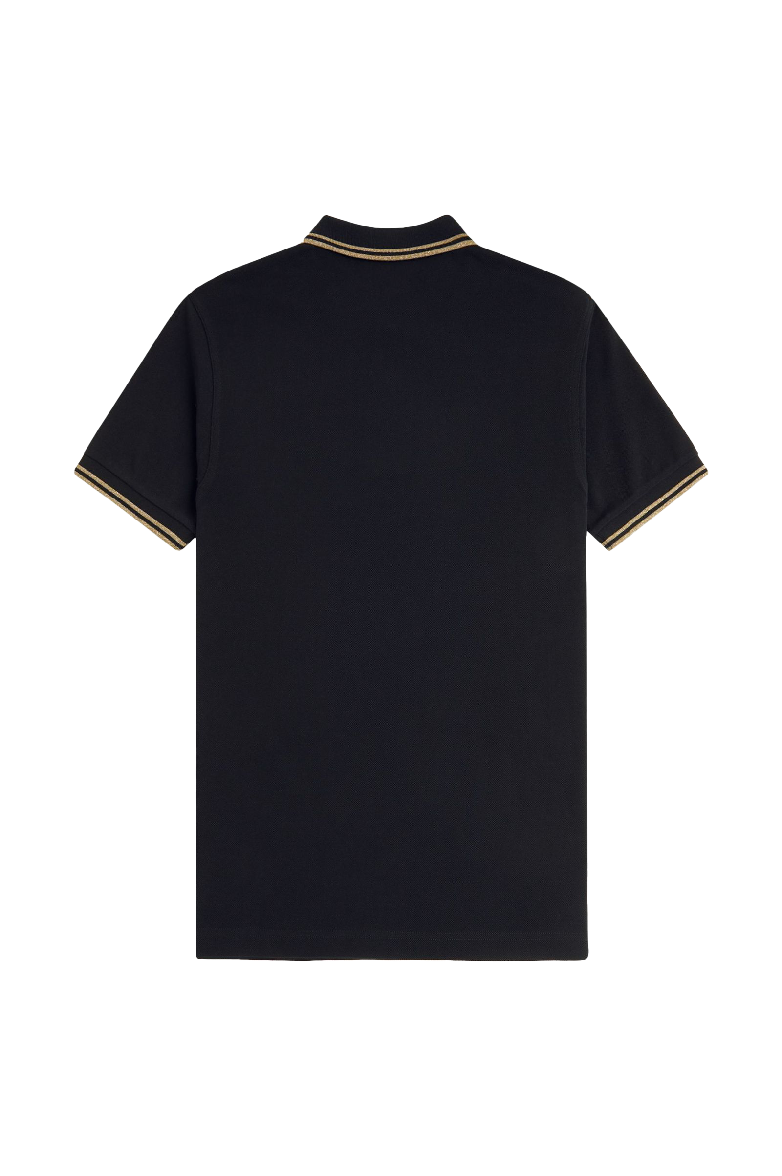 Fred Perry Twin Tipped SS Polo Black/Gold – routleys.com.au
