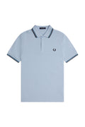 Fred Perry Twin Tipped Polo Smoke, Blue & Navy