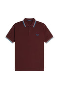 Fred Perry Twin Tipped Polo Oxblood/Ecru