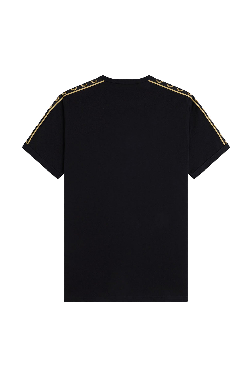 Fred Perry Contrast Tape Ringer Tee Black/Champagne
