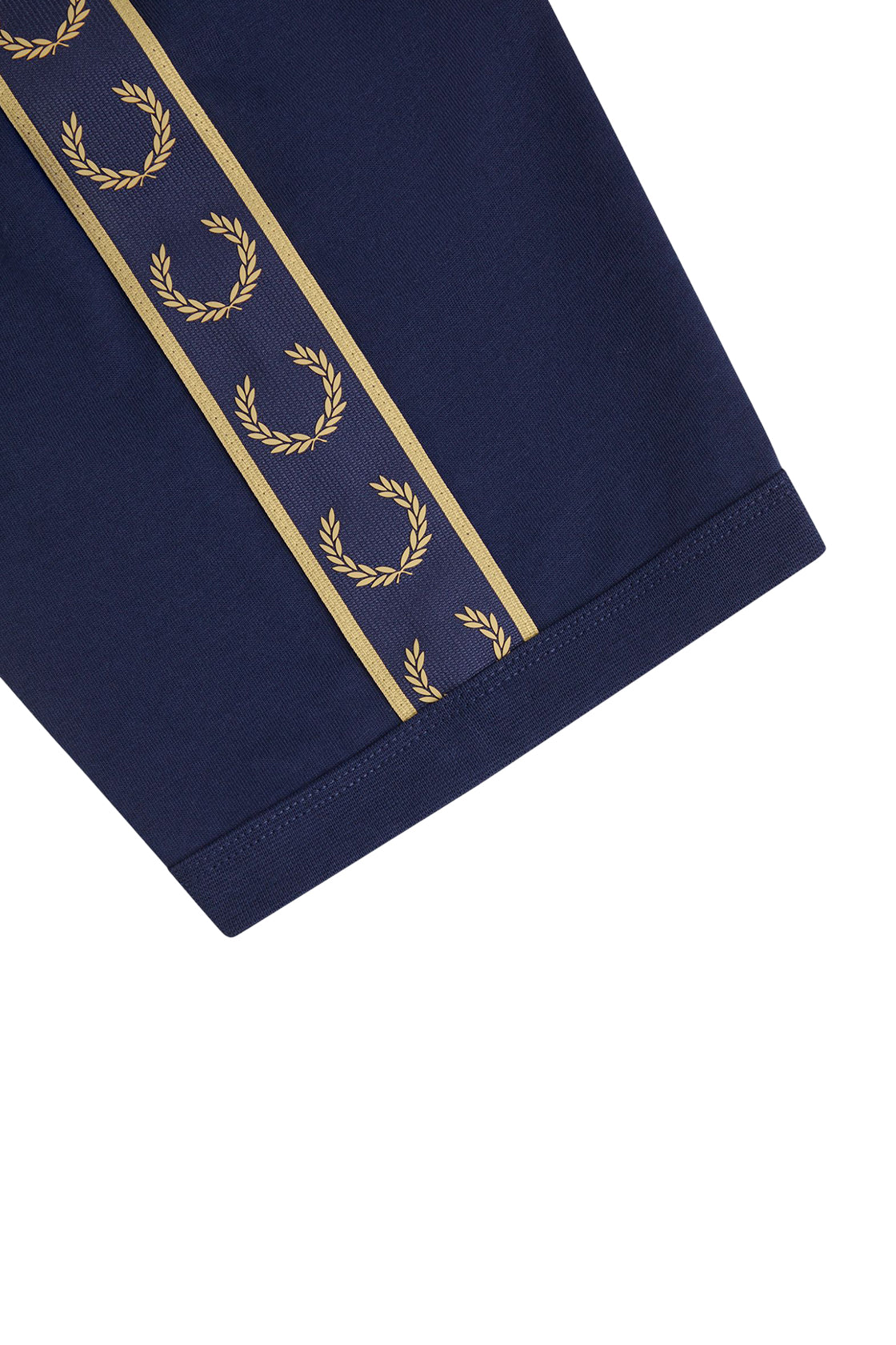 Fred Perry Contrast Tape Ringer Tee Tennis Blue/Champagne
